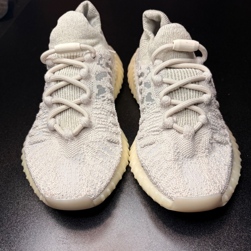 adidas Yeezy Boost 350 V2 CMPCT slate bone 3D knit women size 6 cream gray - Picture 3 of 8